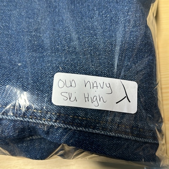 Old Navy Sky-Hi Wide Leg woman’s boho cottagecore Jeans NWT 0 - Picture 12 of 12